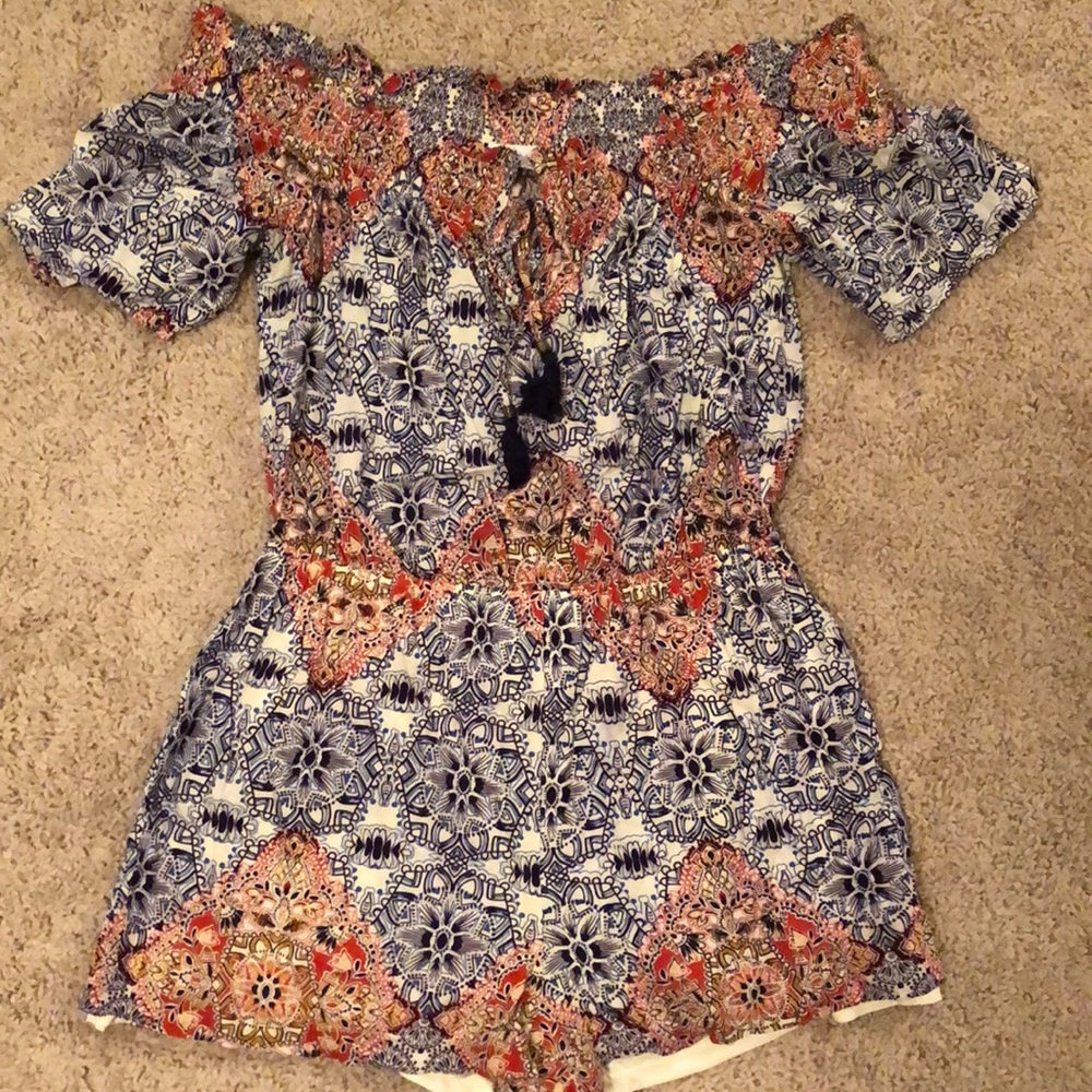 Off the shoulder romper